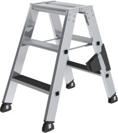Stufen-Stehleiter, beidseitig begehbar mit clip-step Produktbild