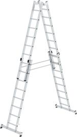 Sprossen-Stehleiter, 4-teilig mit nivello®-Traverse Produktbild