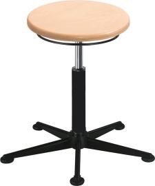 Hocker Modell TEC 60, mit Gleitern Produktbild