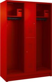 Feuerwehrgarderobenschrank MAXI, mit 100 mm Sockel Produktbild