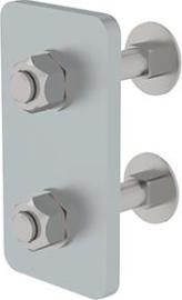 Schienenbefestigung für Leitersprossen (o. Abb.) Produktbild