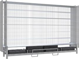 Bauzaunset Twinpalette 10 Zaunmodule Produktbild