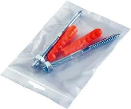 Druckverschlussbeutel mit Eurolochung Produktbild