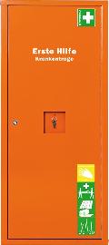Anbausafe, gefüllt, mit Erste-Hilfe-Trage, orange Produktbild