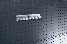 Steckschlüsselhalter B270 mm 8 Aufnahmen für Lochplatten bott Produktbild