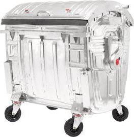 Müllcontainer verz. 1,1 cbm m.Kindersich Produktbild