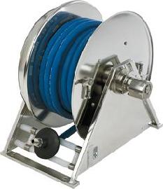 Edelstahl-Schlauchaufroller Model VA 5000 mit Schlauch Produktbild