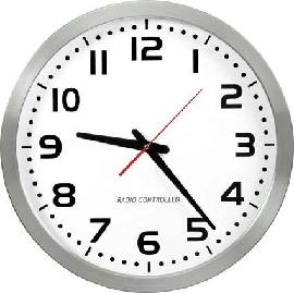 Edelstahl-Wanduhr Produktbild