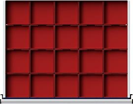 KLEINTEILEKAESTEN F. SCHUBL. 750 X 600 MM SCHUBLADEN-FRONTHOEHE 60 MM FH Produktbild