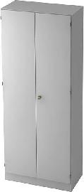 Garderobenschrank grau 80x42x200,4 cm Produktbild