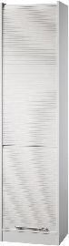 Rolladenschrank 50 cm grau / grau Produktbild