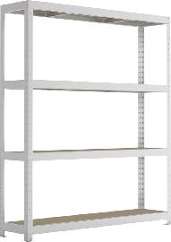 Weitspannregal Komplettset META SPEED-RACK, mit Spanplatte Produktbild