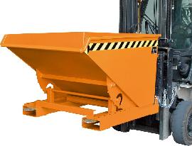 Kippbehälter EXPO 600 l B1070xT1260xH835 mm RAL2000 Tragkraft 1000kg Produktbild