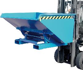 Kippbehälter EXPO 900 l B1570xT1260xH835 mm RAL5012 Tragkraft 1000kg Produktbild