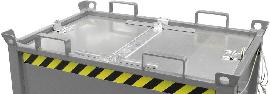 Deckel für Klappbodenbehälter Typ FB, kranbar Produktbild