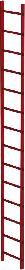 Schachtleiter 14 Sprossen L 3,92 m B450 mm LW 300 mm GFK Produktbild