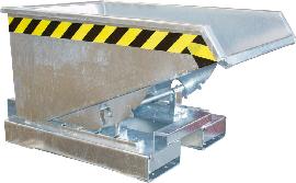 Kippbehälter, mit Abrollsystem, Typ EXPO®, verzinkt Produktbild