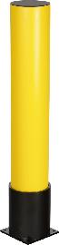 Poller Modell BRAVO H1200xD200 mm gelb mit drehbarer Manschette Produktbild