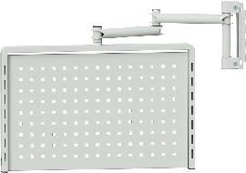 Lochplatte für Grundrahmen RAL 7035 Produktbild
