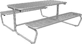 Bank-Tisch-Kombination ohne Rückenlehne Produktbild