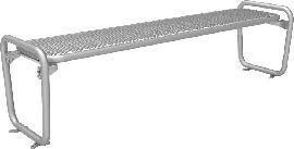 Bank/Tisch-Gruppe PAMPLONA, RAL 9006 Produktbild