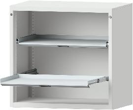 Auszugboden B900xT603mm RAL 7035 Traglast 200 kg Produktbild