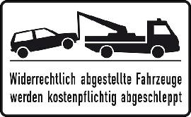 Halteverbotschild Produktbild