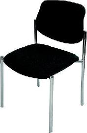 Besucherstuhl STYL ohne Armlehnen, Gestell chrom Produktbild