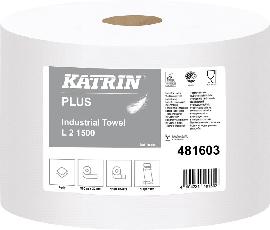 Papierputzrolle, weiß Produktbild