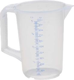 Messkanne geschl.Griff 1000ml Hünersdorff Produktbild