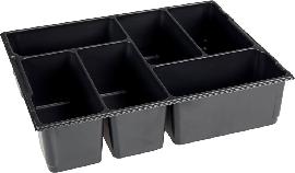 L-BOXX Kleinteileeinsatz für L-BOXX 136, 6 Mulden B405xT315xH97 mm Produktbild