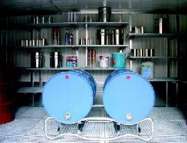 Thermo-Gefahrstofflager, verzinkt und außen lackiert Produktbild