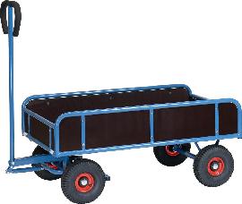 Handwagen 4124 400kg 1145x645mm m.4Wänd.fetra Produktbild