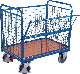 Drahtkastenwagen mit Stahlrohr-Aufbau Produktbild