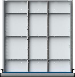 Schubladen-Einteilungsset, 1/3-Teilung Produktbild