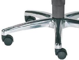 Alu-Fußkreuz hochglanz poliert Mehrpreis 1000 Stühle Produktbild