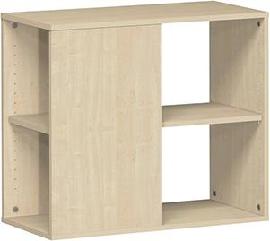 Anstellregal mit 2 OH und Bodengleitern Produktbild