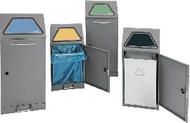 Abfall-/Wertstoffsammelbehälter/Ascher