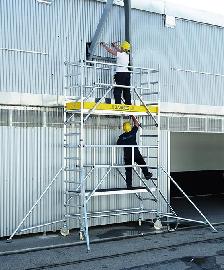 Fahrgerüst MultiTower S-Plus 1T mit Auslegern, Plattformgröße 0,60x1,80 m Produktbild