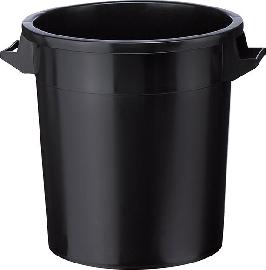 Kunststoff-Tonne schwarz Inhalt: 50 Liter Produktbild