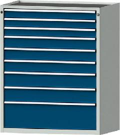 SCHUBL.SCHRANK V1060 MODELL 4006 V- RAL 7035 / RAL 5010 Produktbild