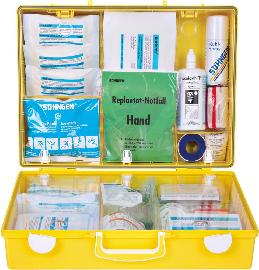 Erste-Hilfe-Koffer Extra+Industrie, DIN 13157,gelb Produktbild