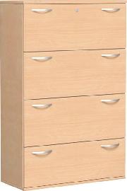 Registr.Schrank PRO Buche1536x1000x425,4OH Produktbild