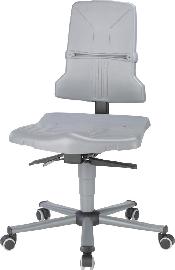 Bimos Arbeitsstuhl 9813-1000 Sintec 2 grau Sitzhöhe 430-580 mm mit Rollen Produktbild