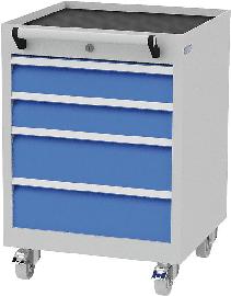 Mobiler Schubladenschrank, 4 Lenkrollen Produktbild