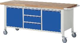 Fahrbare Werkbank 8000 - Modell 8569 B2000 x T700 x H880 mm Produktbild