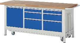 Absenkbare Werkbank 8000 - Modell 8570 B2000 x T700 x H880 mm Produktbild