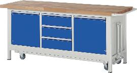 Absenkbare Werkbank 8000 - Modell 8569 B2000 x T700 x H880 mm Produktbild
