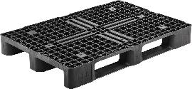 Kunststoffpalette mit Antirutschkante Produktbild