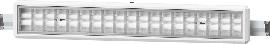 LED Systemleuchte für B 1500mm RAL 7035 Produktbild